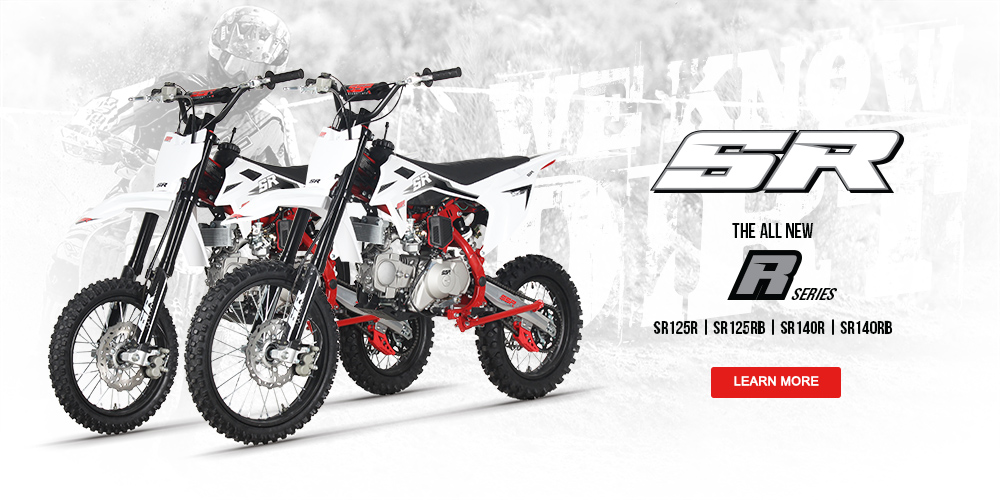 SR - The All New R-series Pit Bikes - SR125R, SR125RB, SR140R, SR140RB